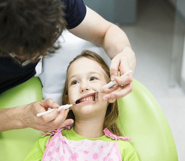Dental cavity filling for children